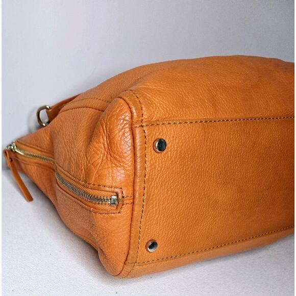 Kate Spade Andee Cobble Hill Satchel Pebble Leather Orange - Picture 8 of 12